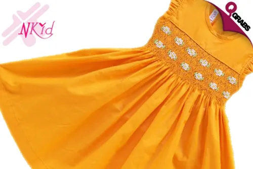 For QR32 Choose a Beautiful Handmade Child’s Dress at NKid Hand Embroidery! (QR65 Value)